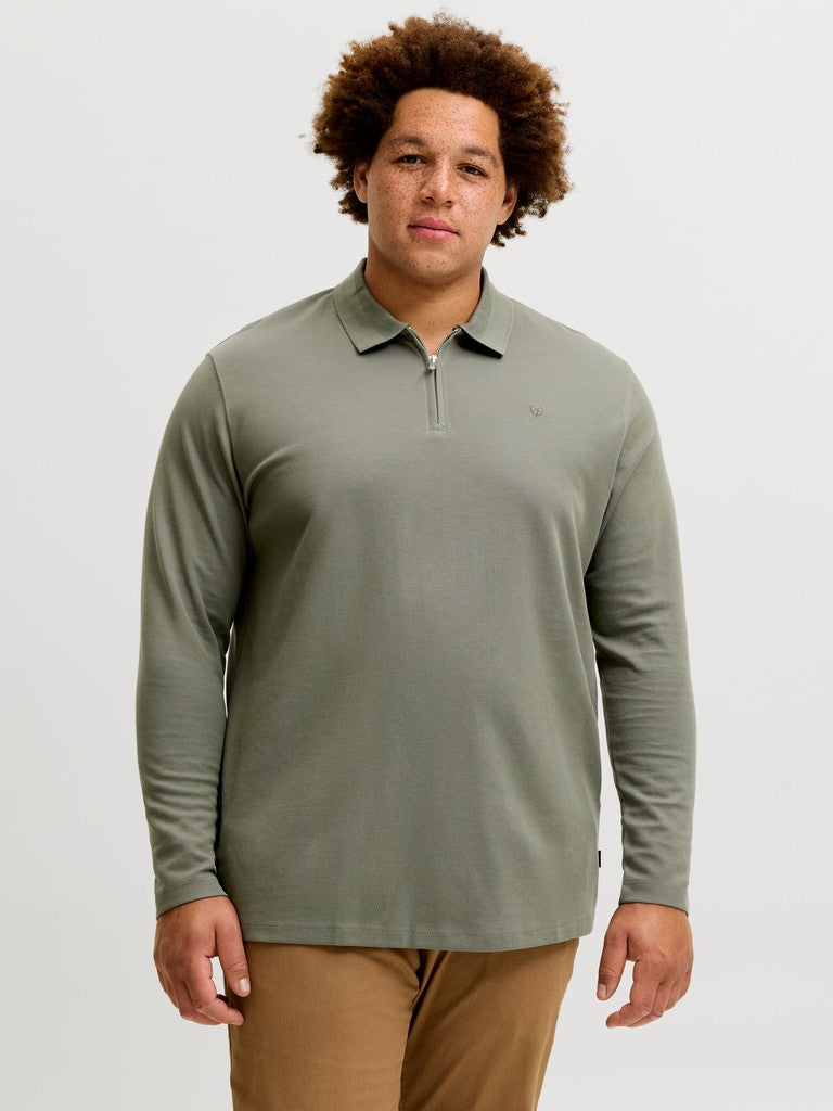 JPRBLAETHAN LS ZIP POLO