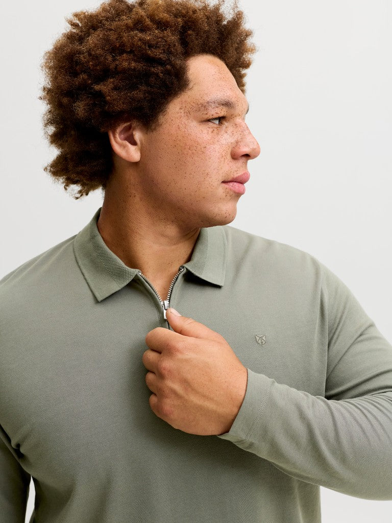 JPRBLAETHAN LS ZIP POLO