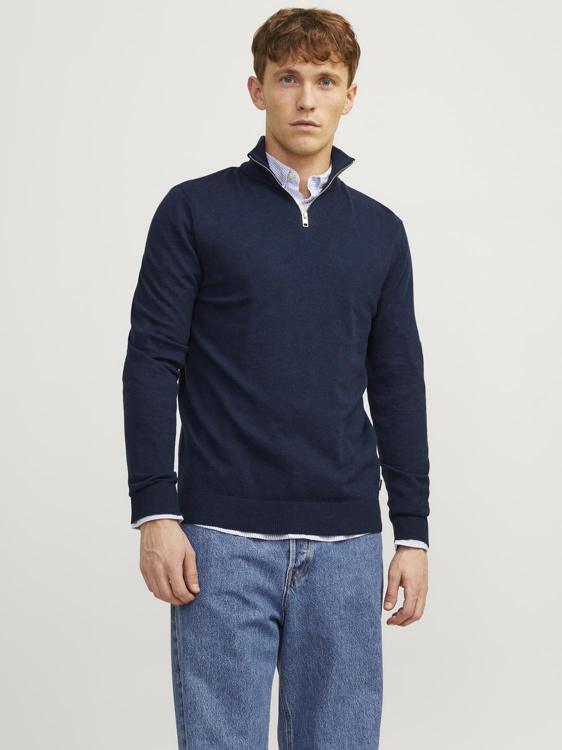 JJEEMIL KNIT HALF ZIP