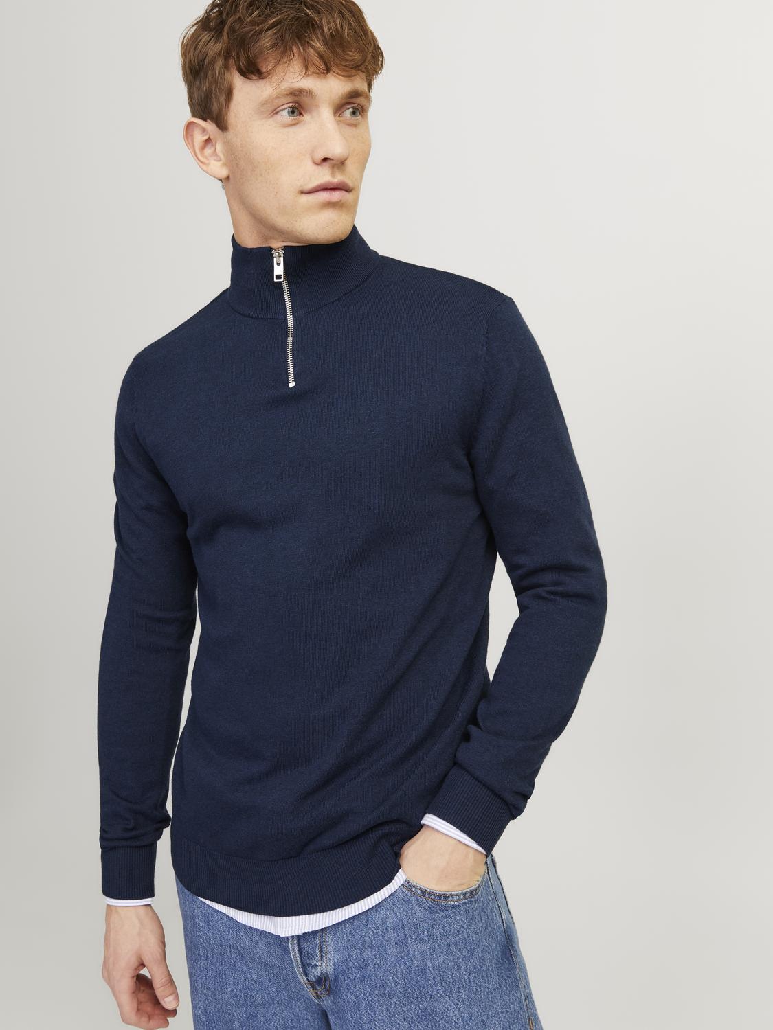 JJEEMIL KNIT HALF ZIP