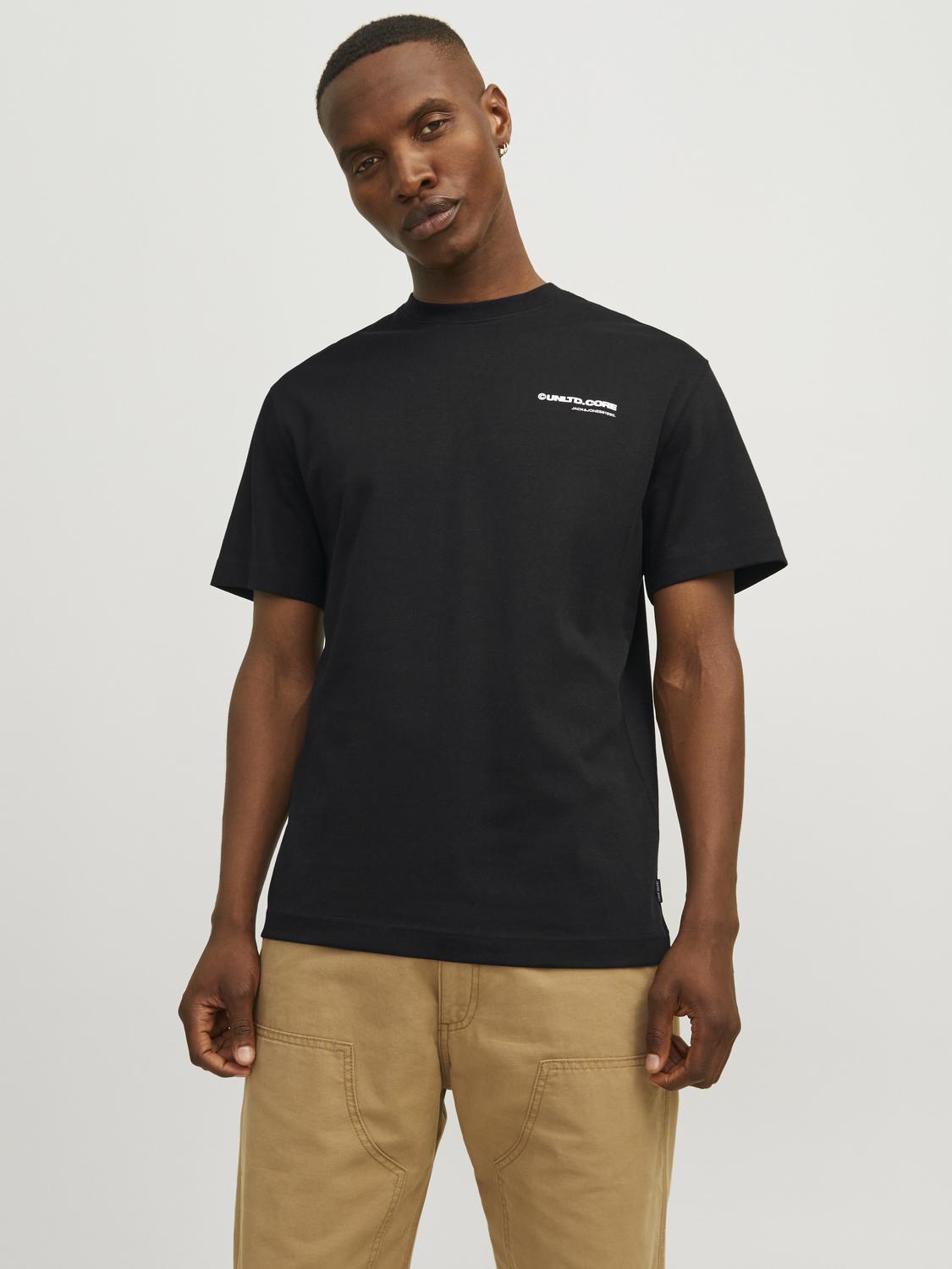 JCOAERO PRINT TEE SS CREW NECK