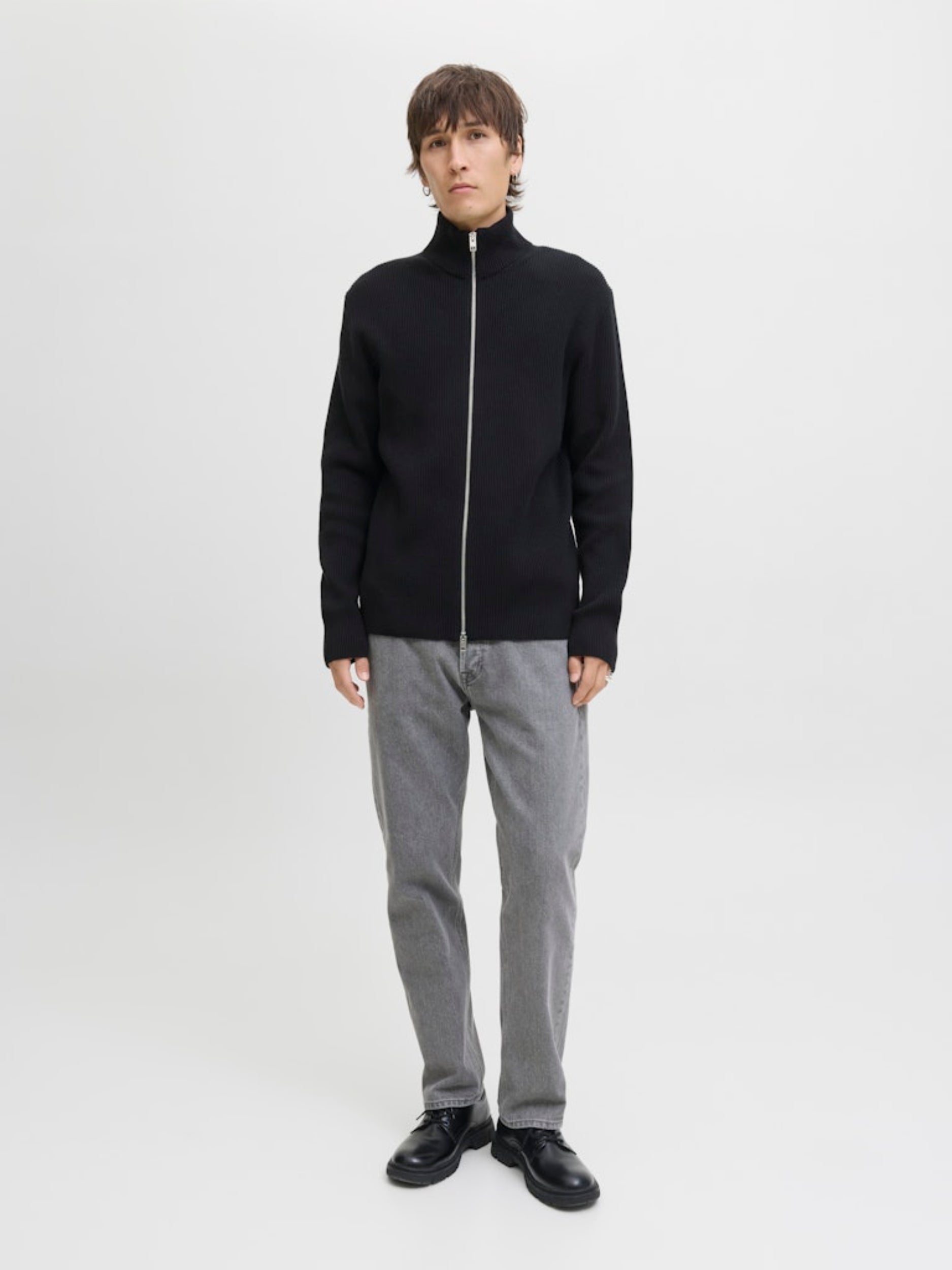 JJEPERFECT KNIT ZIP CARDIGAN