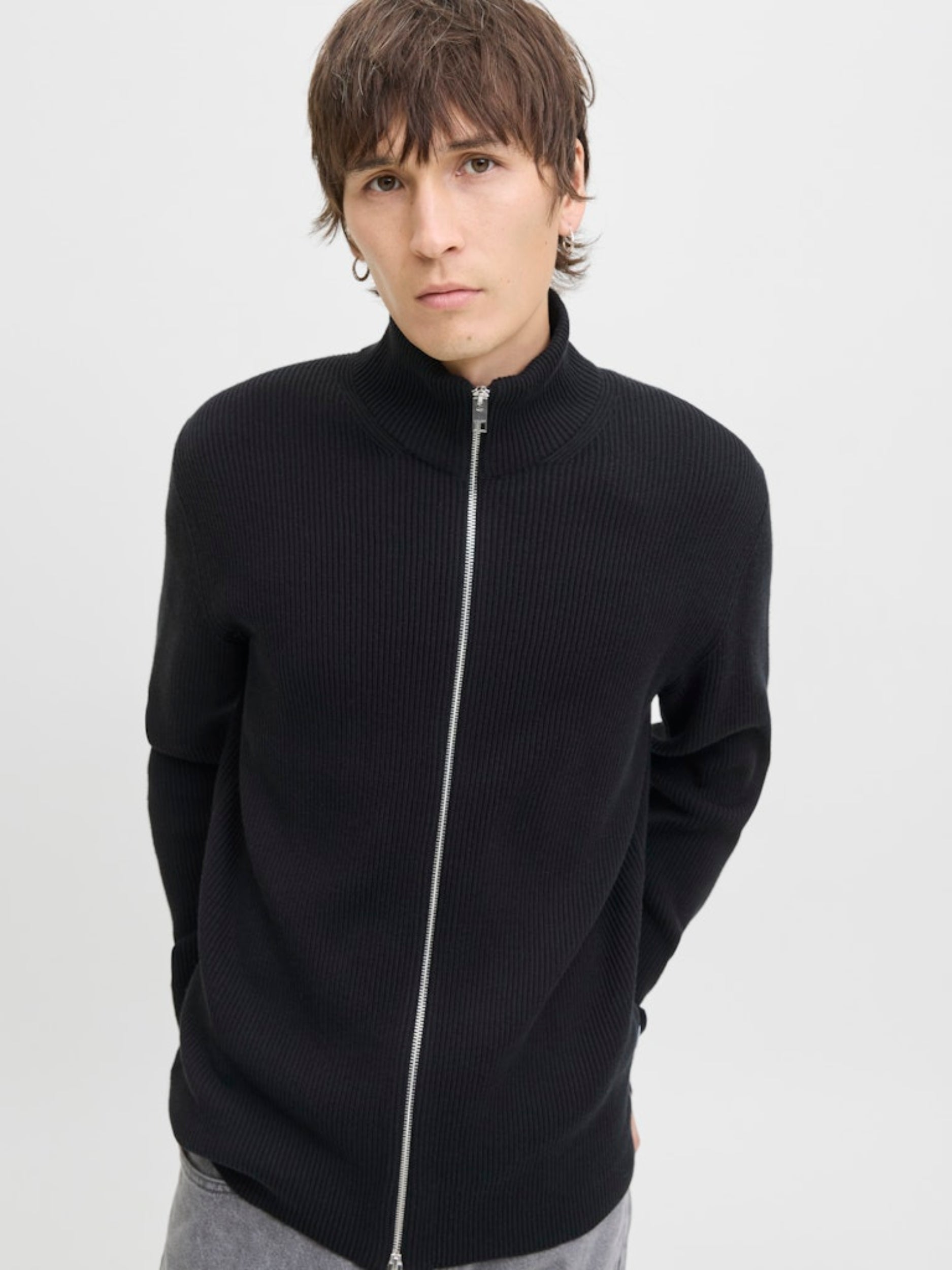 JJEPERFECT KNIT ZIP CARDIGAN