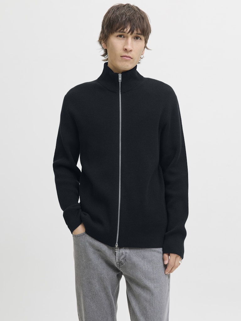 JJEPERFECT KNIT ZIP CARDIGAN