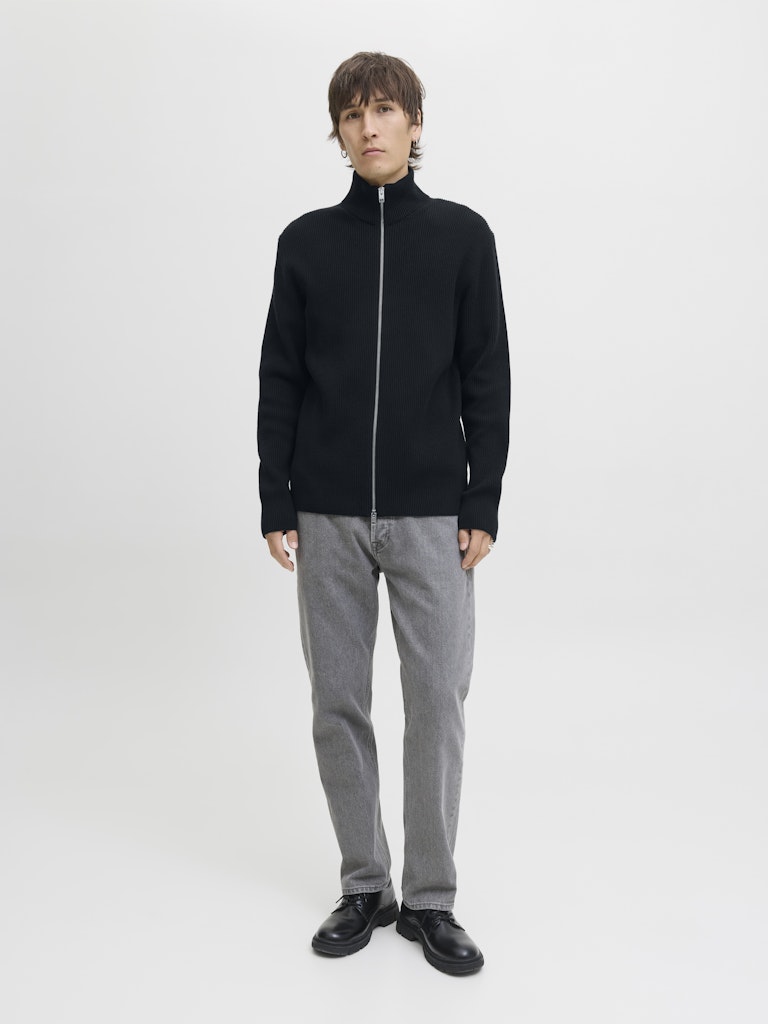 JJEPERFECT KNIT ZIP CARDIGAN