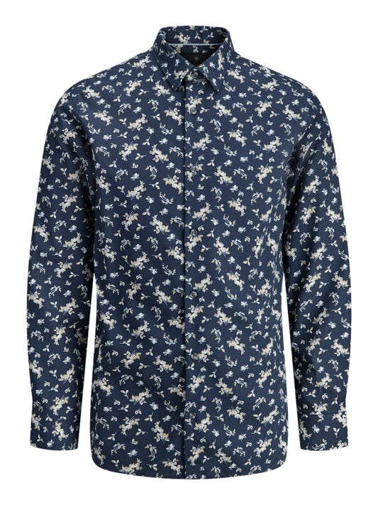 JPRBLAYORK PRINT DOBBY L/S SHIRT
