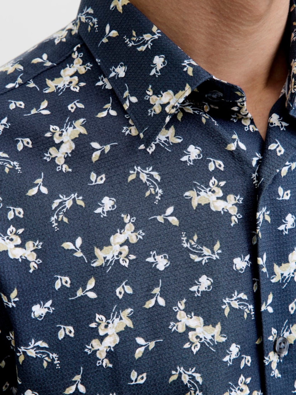 JPRBLAYORK PRINT DOBBY L/S SHIRT