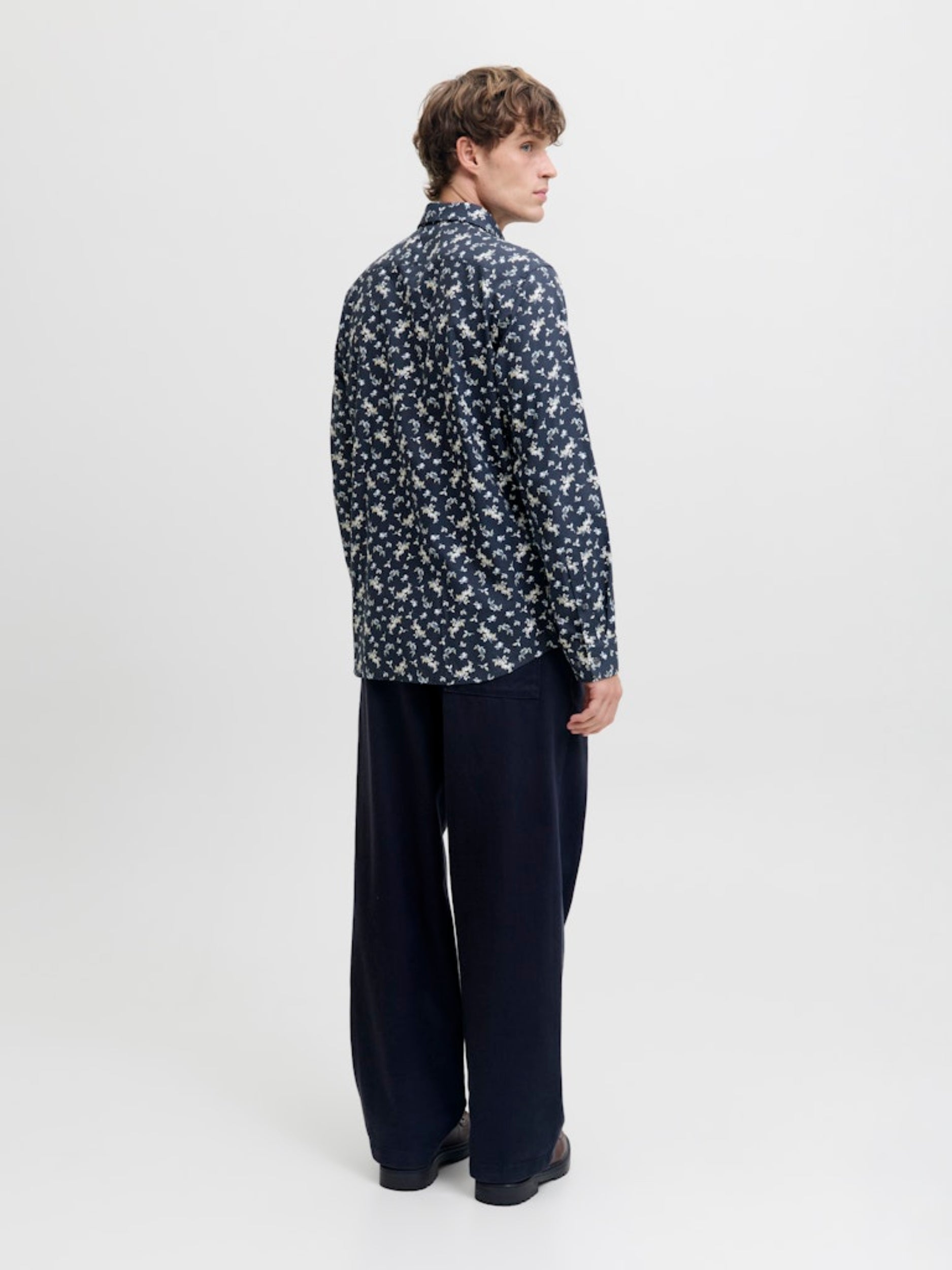JPRBLAYORK PRINT DOBBY L/S SHIRT