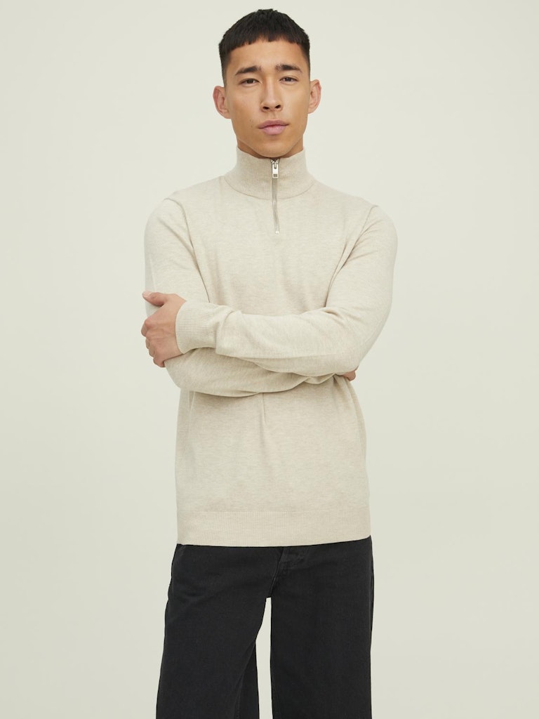 JJEEMIL KNIT HALF ZIP
