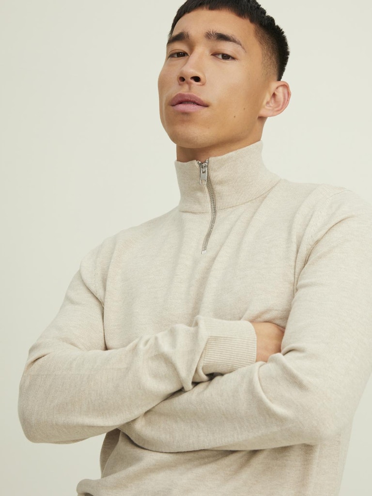 JJEEMIL KNIT HALF ZIP