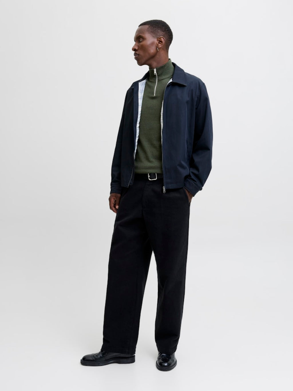 JJEEMIL KNIT HALF ZIP