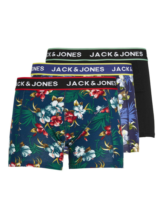 JACFLOWER TRUNKS 3 PACK