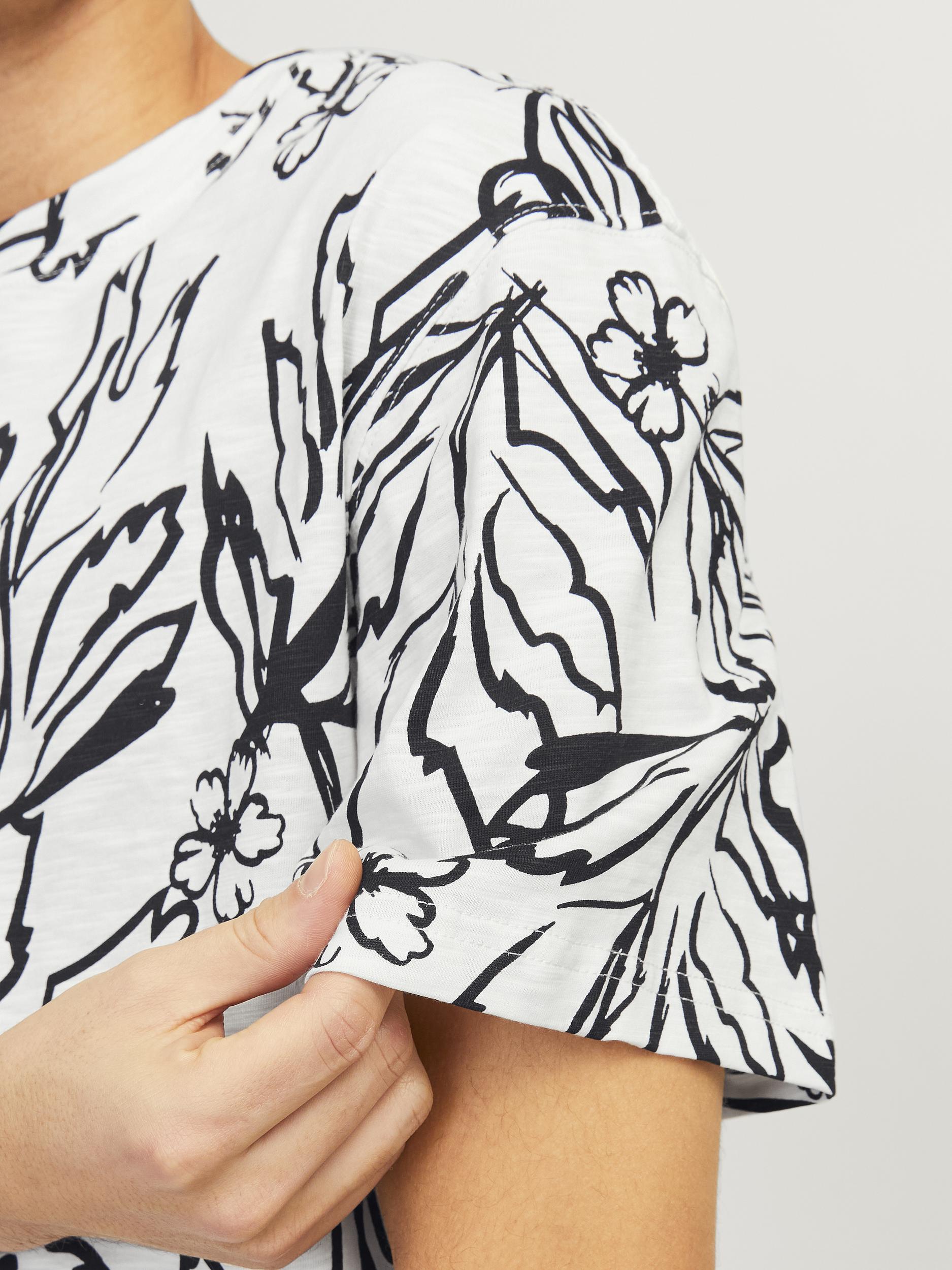 JORLAFAYETTE AOP TEE SS CREW NECK