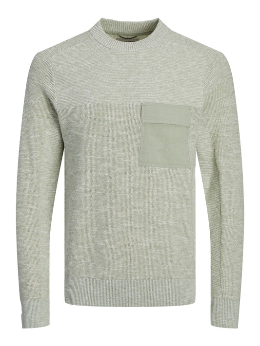 JCODIGITAL LINEN KNIT CREW NECK