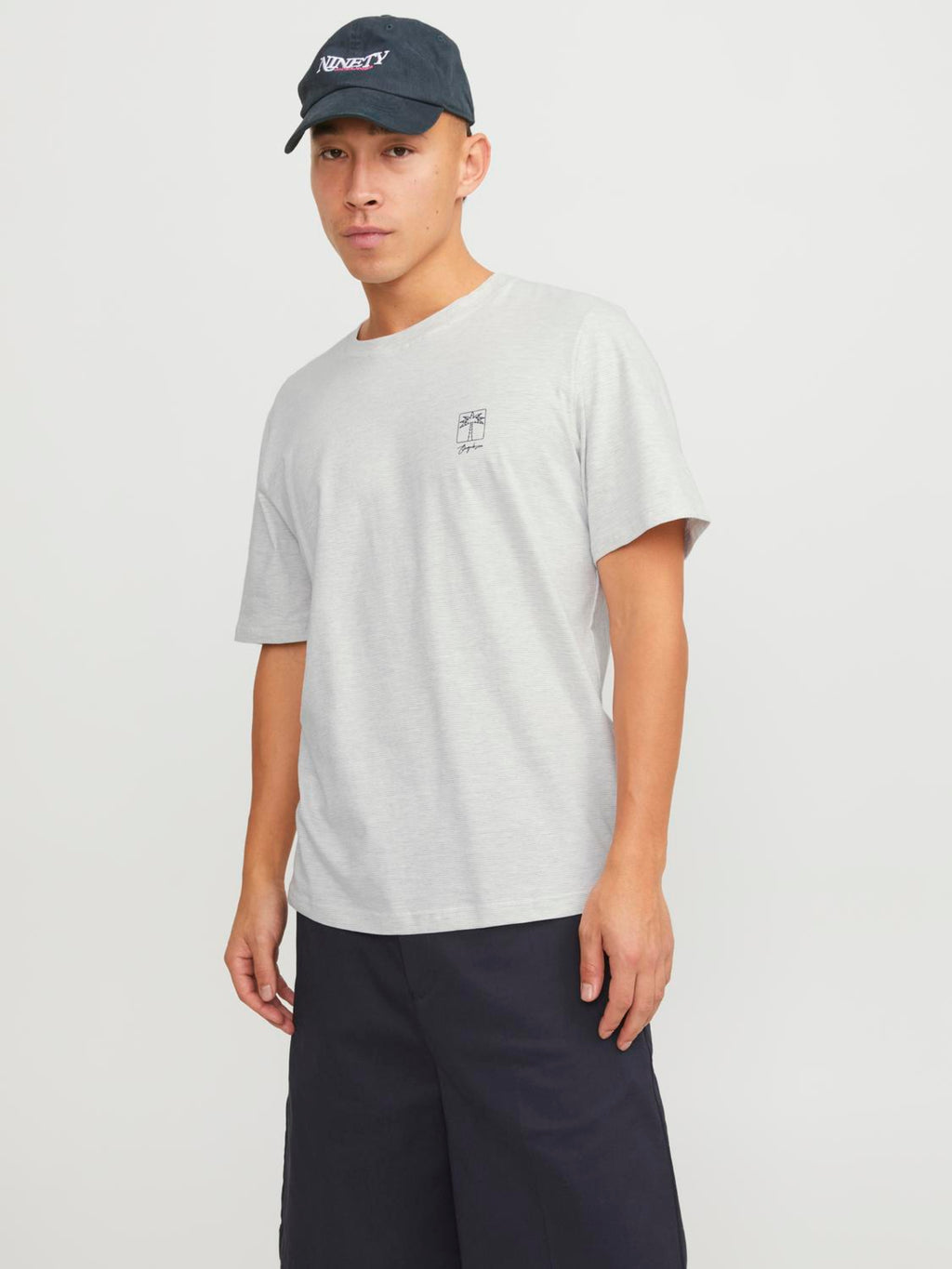 JORMARBELLA MARL TEE SS CREW NECK