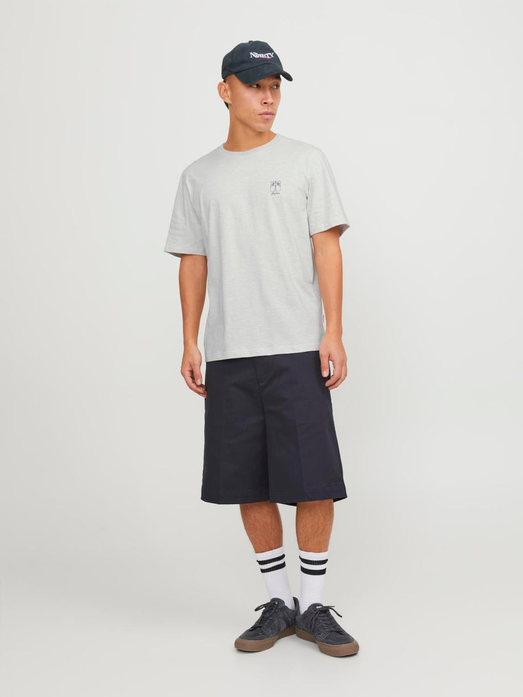 JORMARBELLA MARL TEE SS CREW NECK