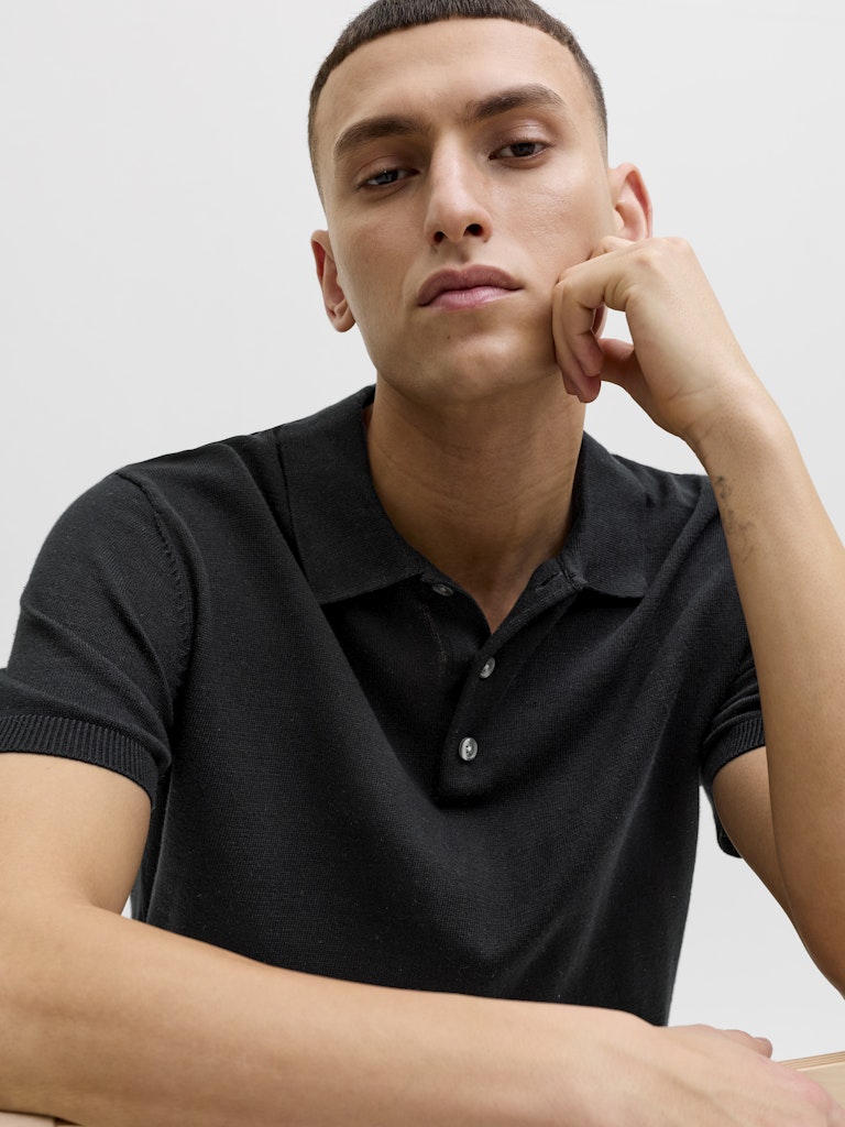 JJWILL KNIT POLO SS