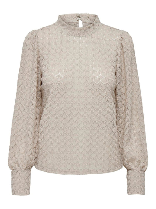 JDYAVERY L/S LACE TOP