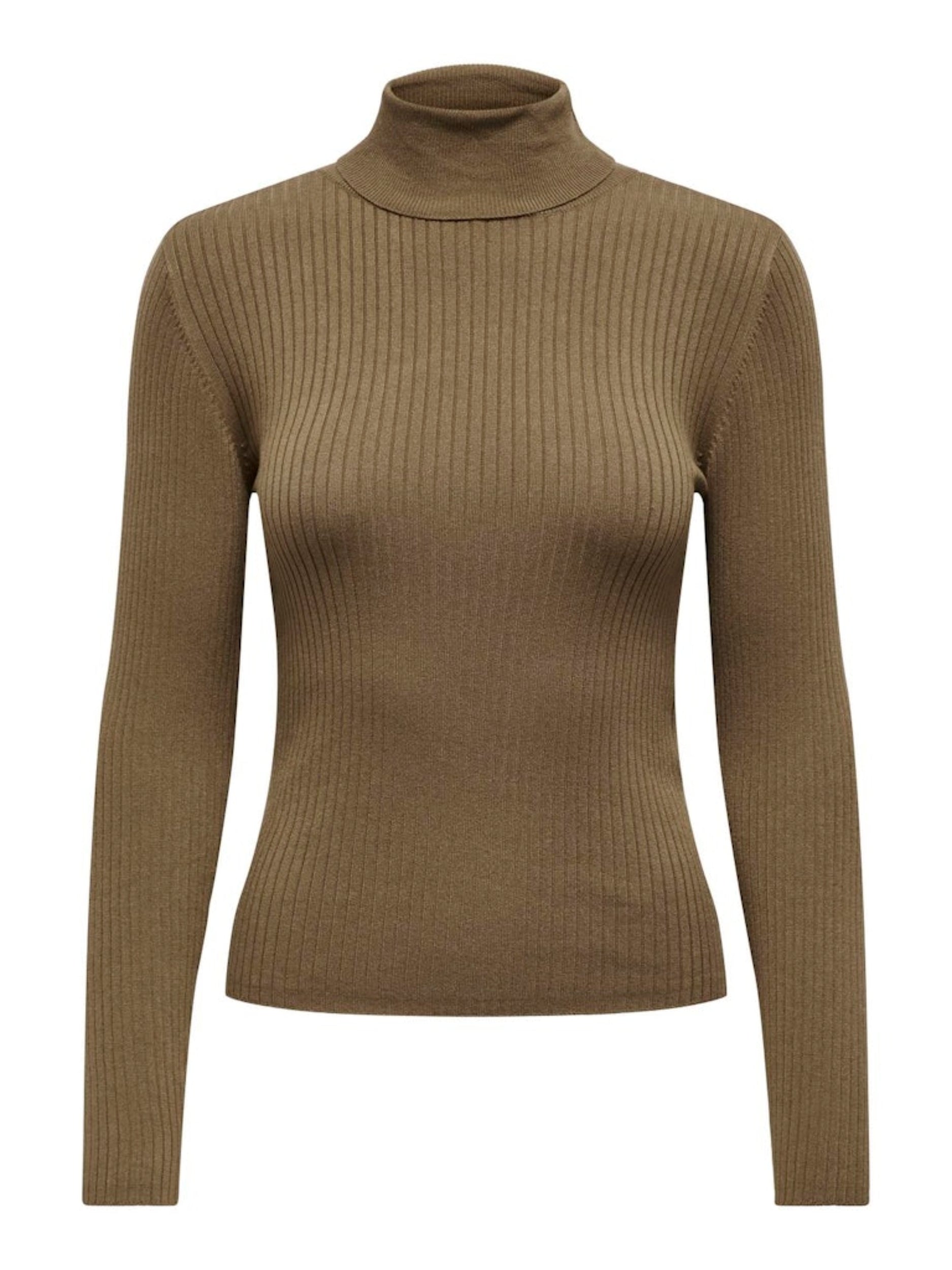 JDYPLUM L/S ROLL NECK PULLOVER KNT