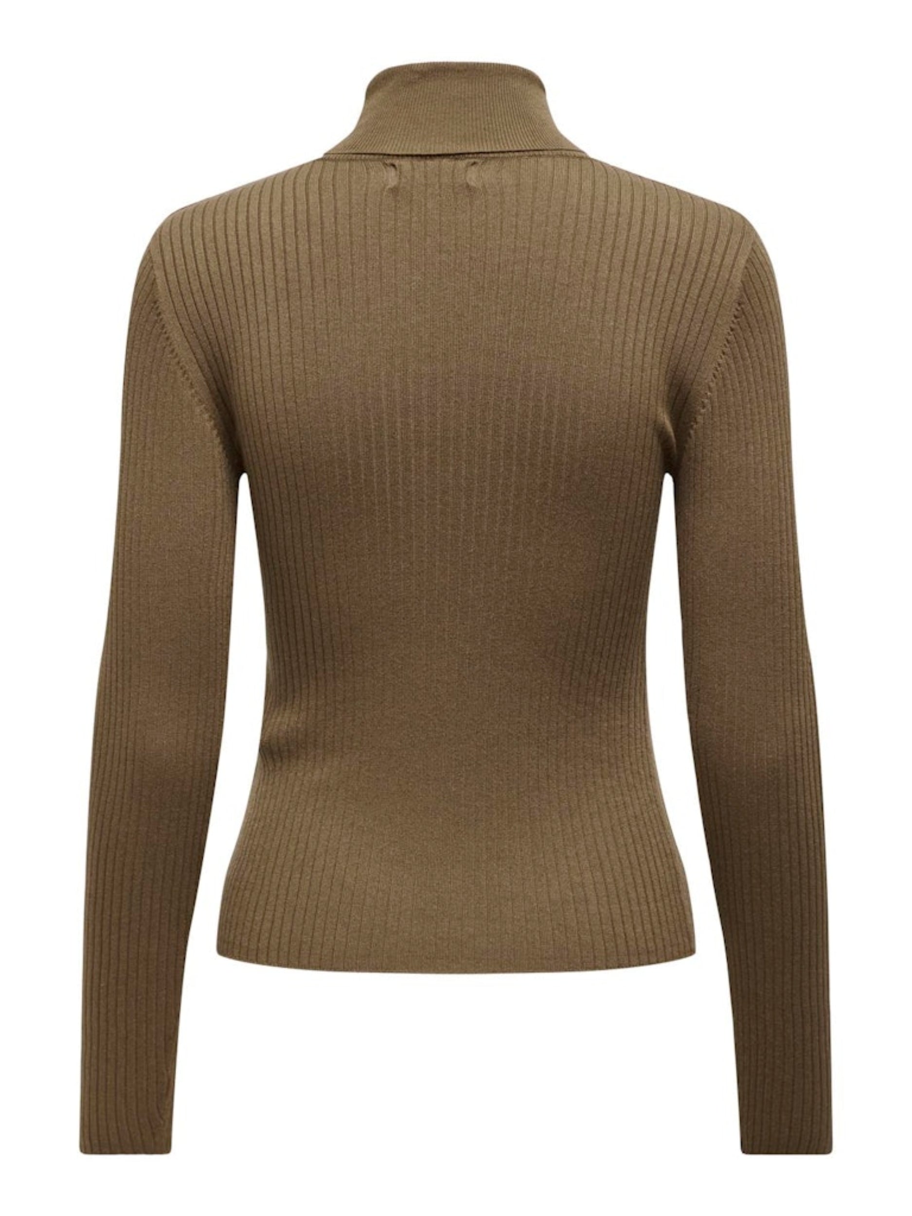 JDYPLUM L/S ROLL NECK PULLOVER KNT
