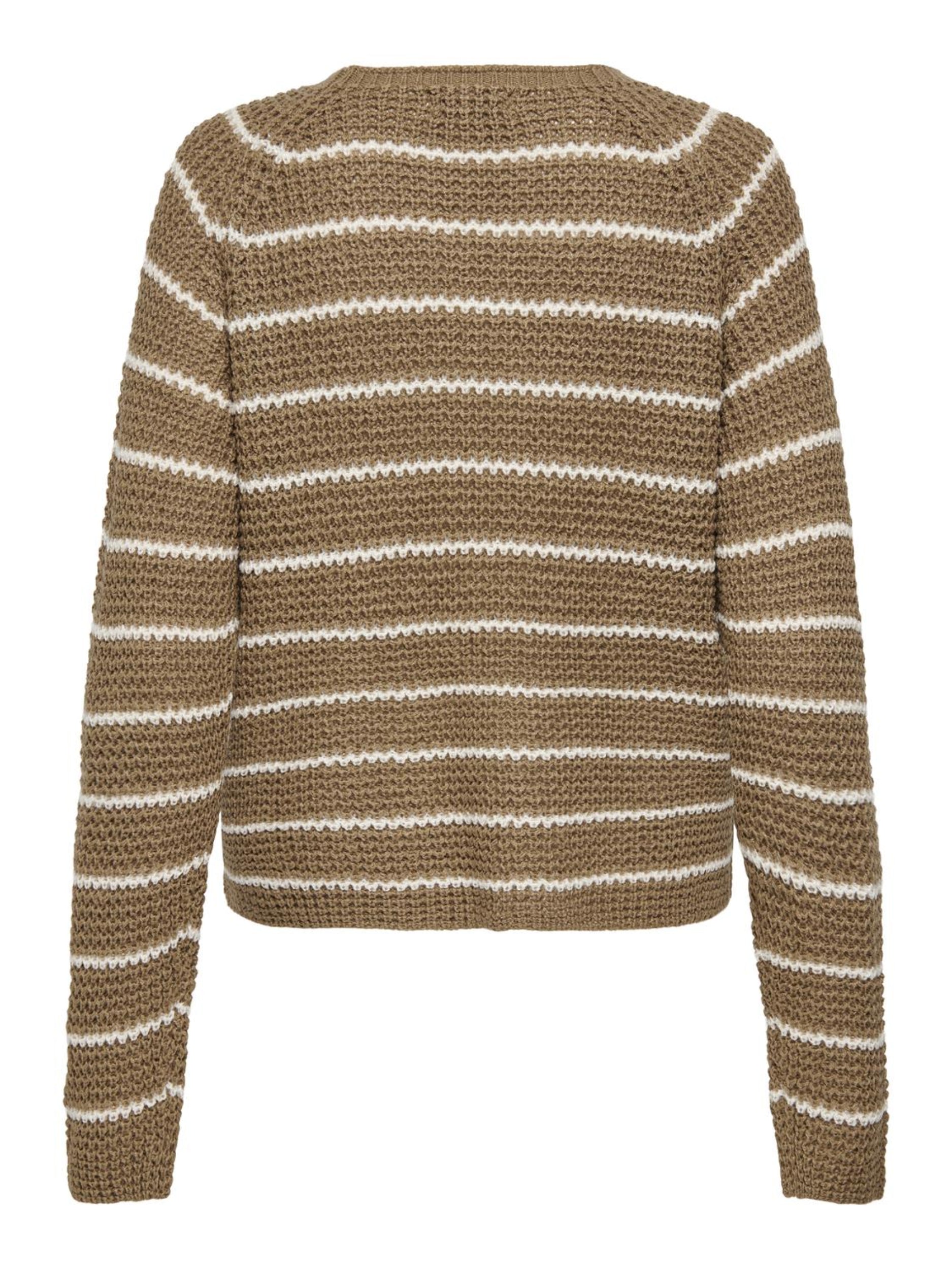 JDYELLEN L/S ONECK RAGLAN PULLOVER KNT