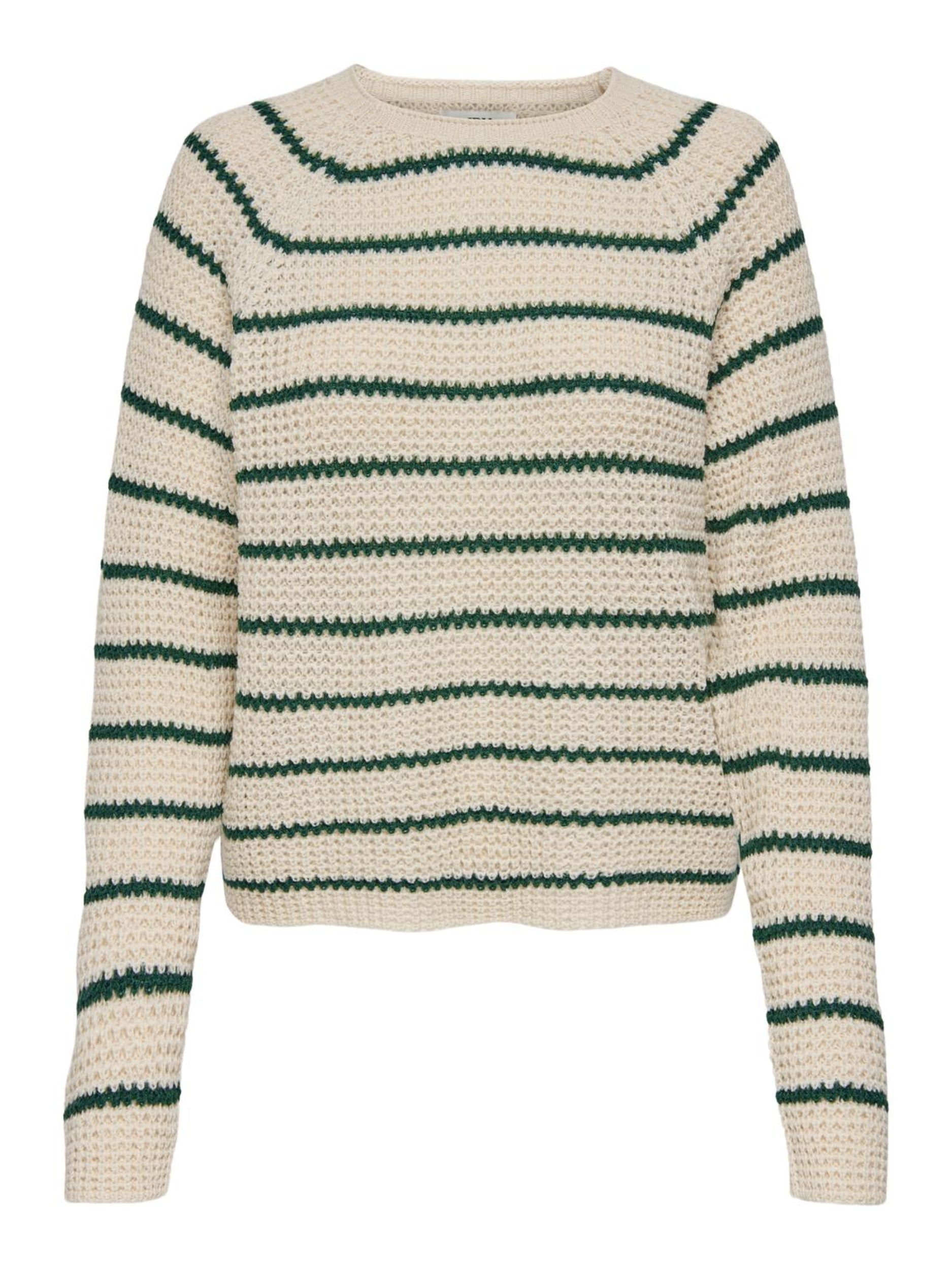 JDYELLEN L/S ONECK RAGLAN PULLOVER KNT