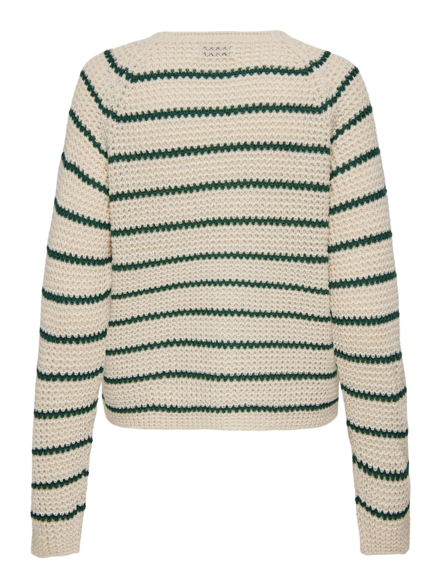 JDYELLEN L/S ONECK RAGLAN PULLOVER KNT
