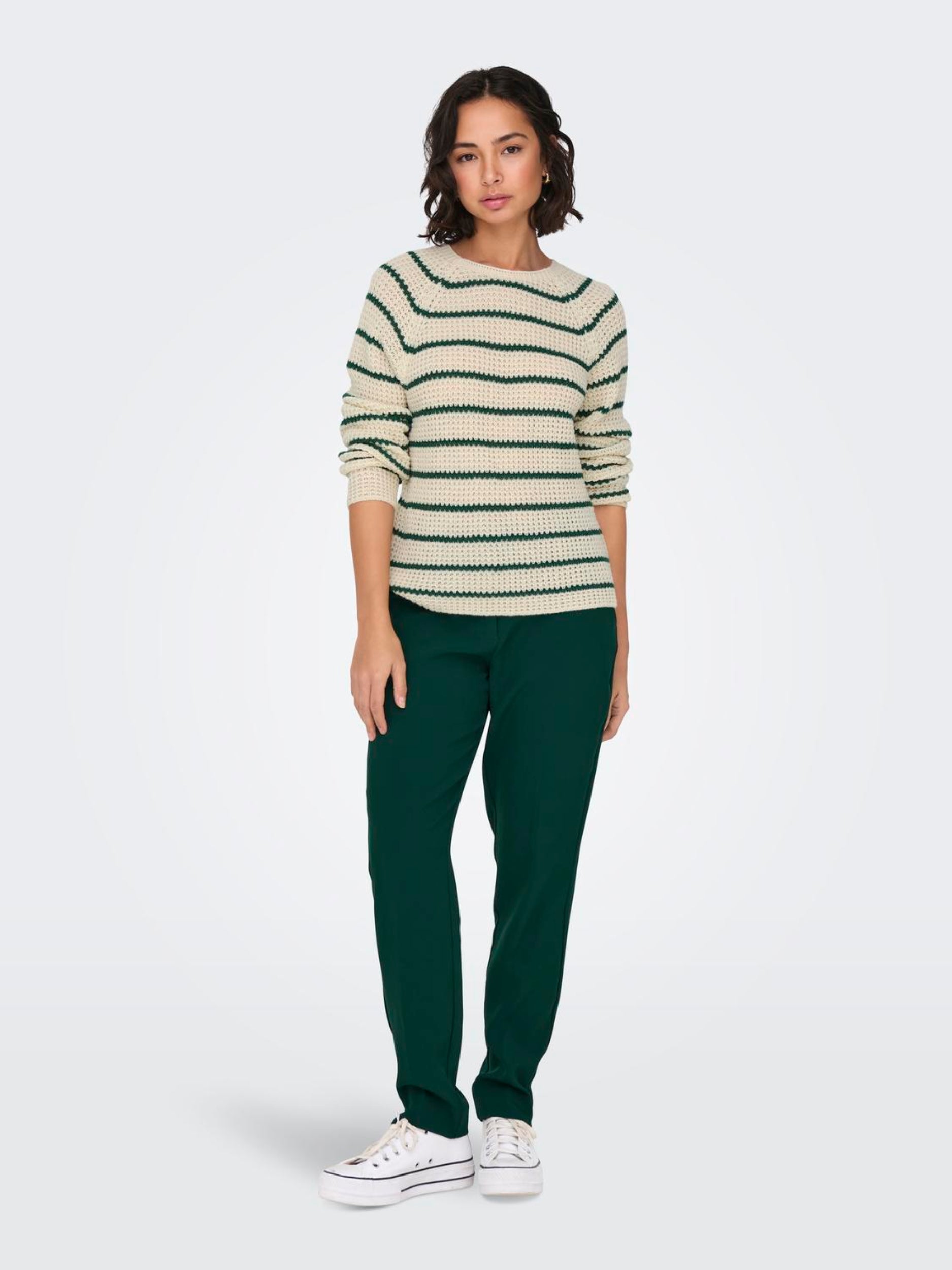 JDYELLEN L/S ONECK RAGLAN PULLOVER KNT