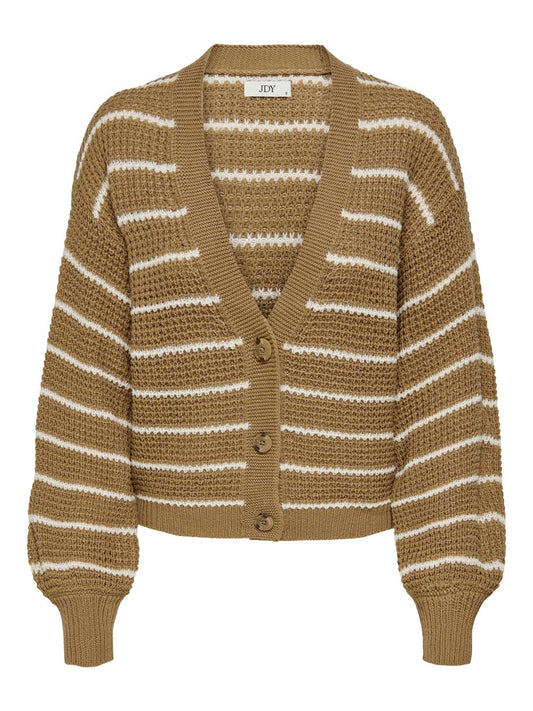 JDYELLEN L/S V-NECK STRIPE CARDIGAN