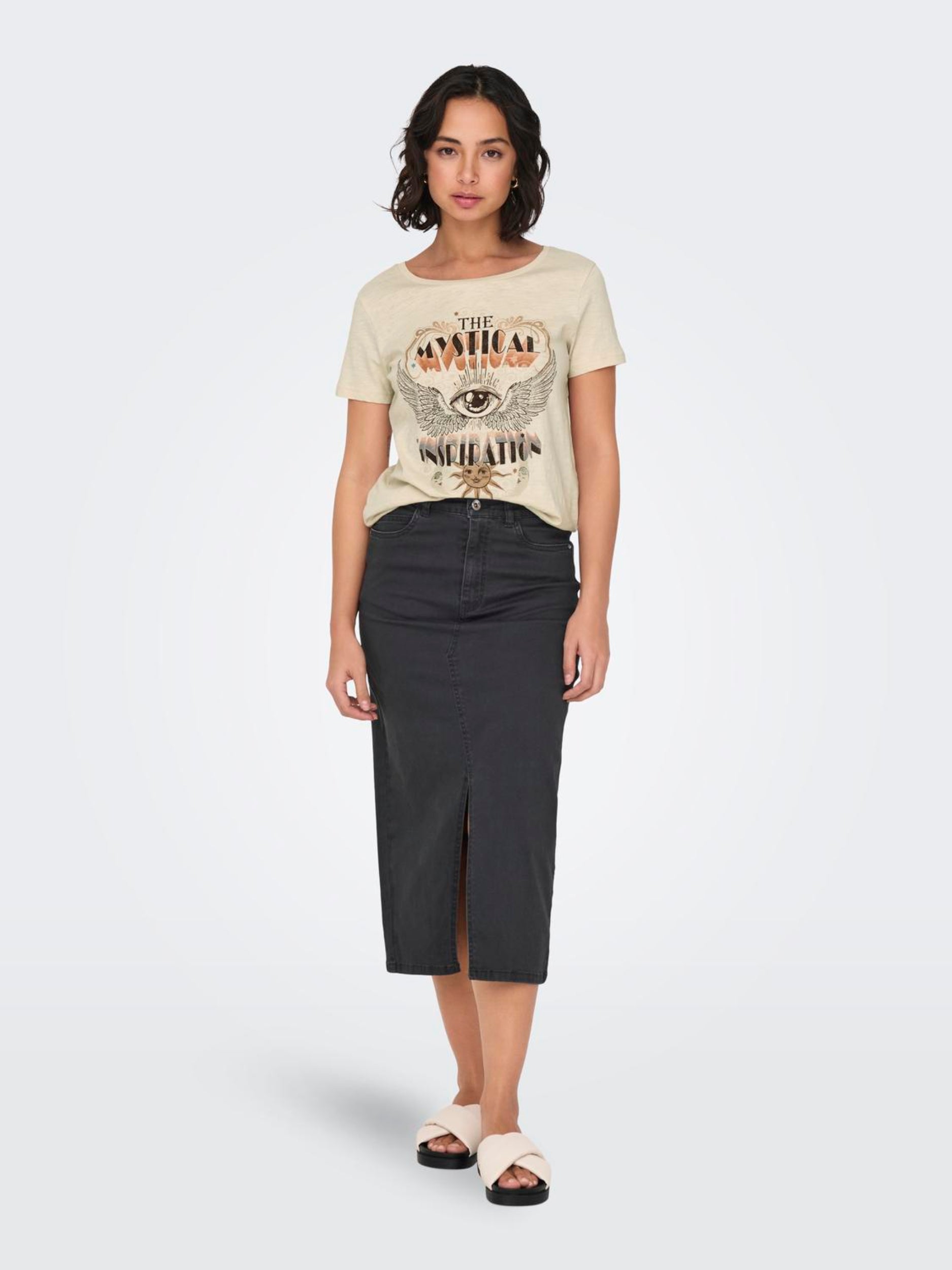 JDYVUPTI SLUB SS O NECK T-SHIRT