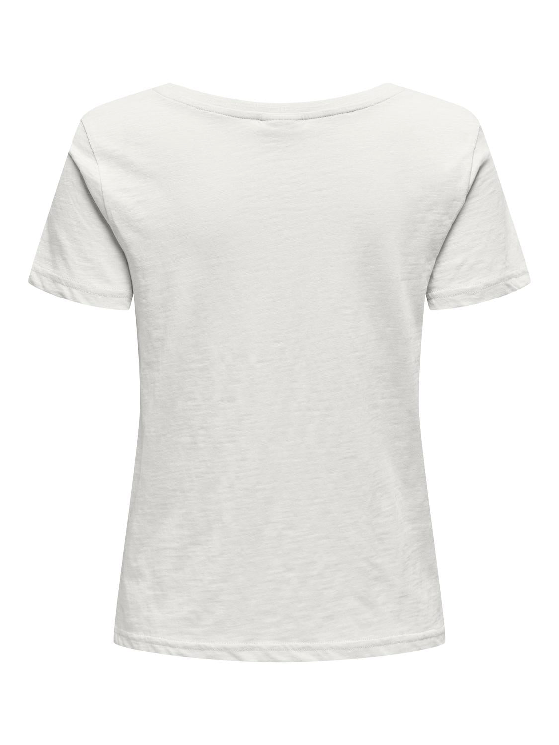 JDYVUPTI SLUB SS O NECK T-SHIRT