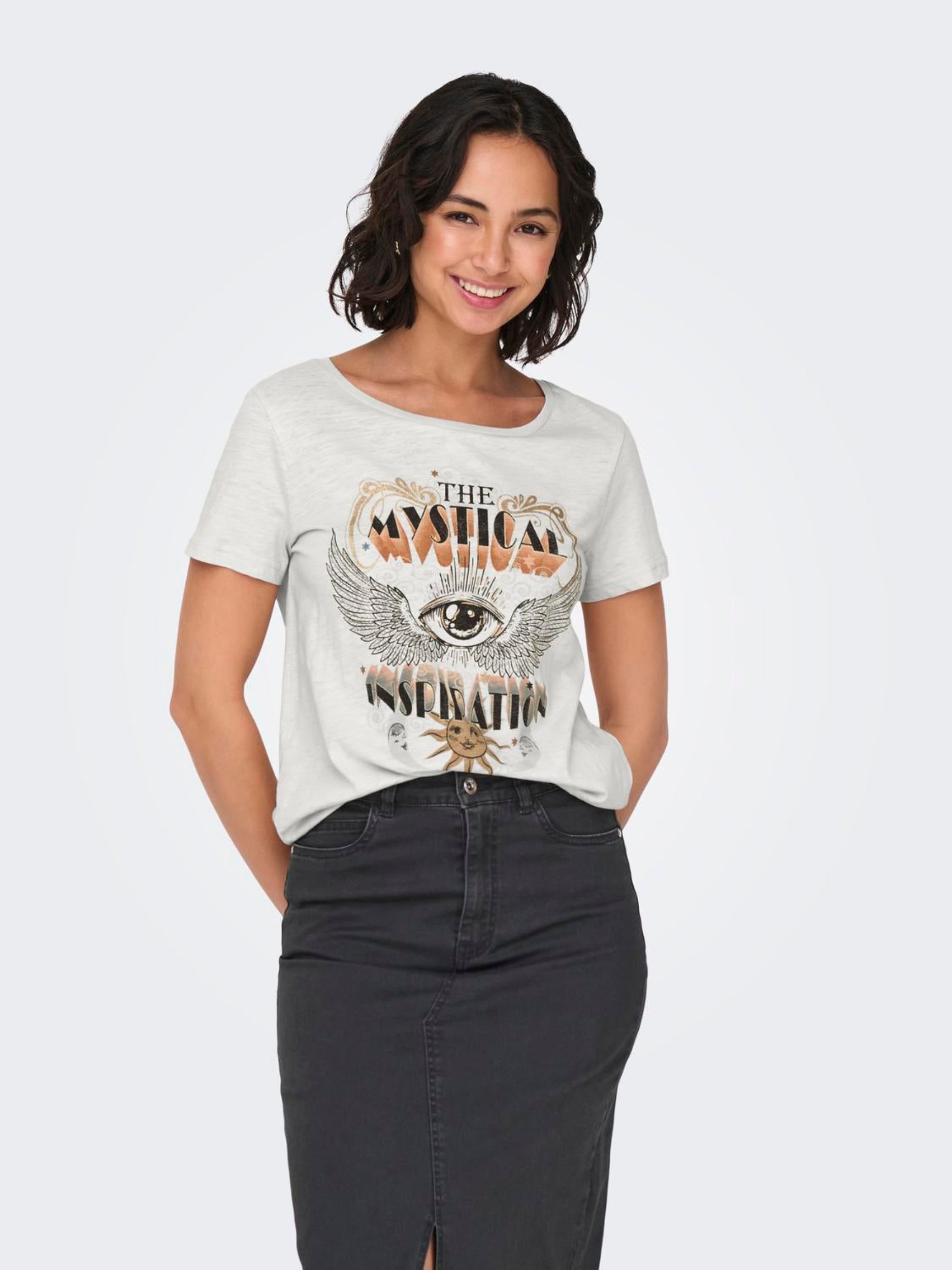 JDYVUPTI SLUB SS O NECK T-SHIRT