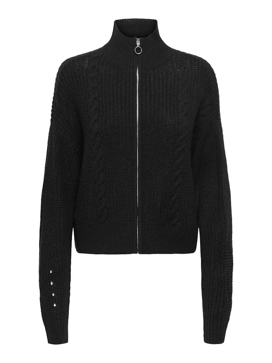 JDYJUSTY ICE L/S SHORT ZIP CARDIGAN