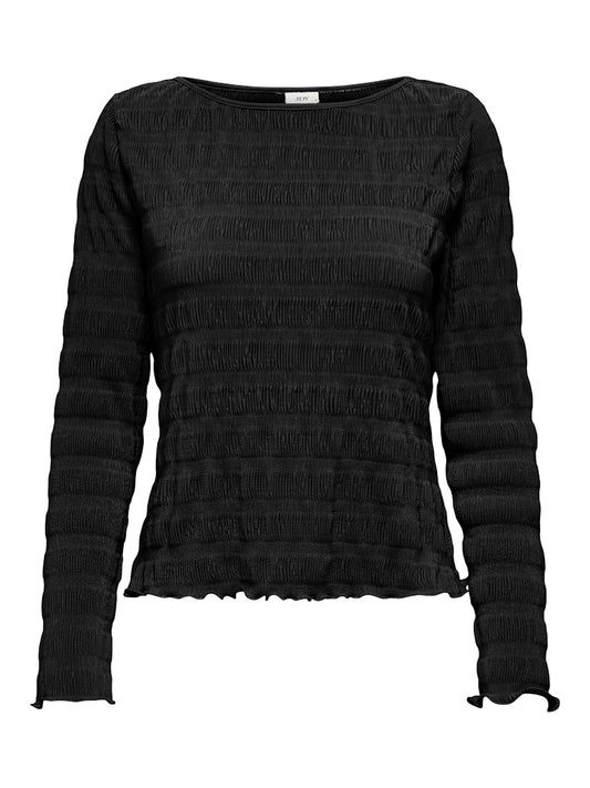 JDYHELLA L/S O-NECK TOP