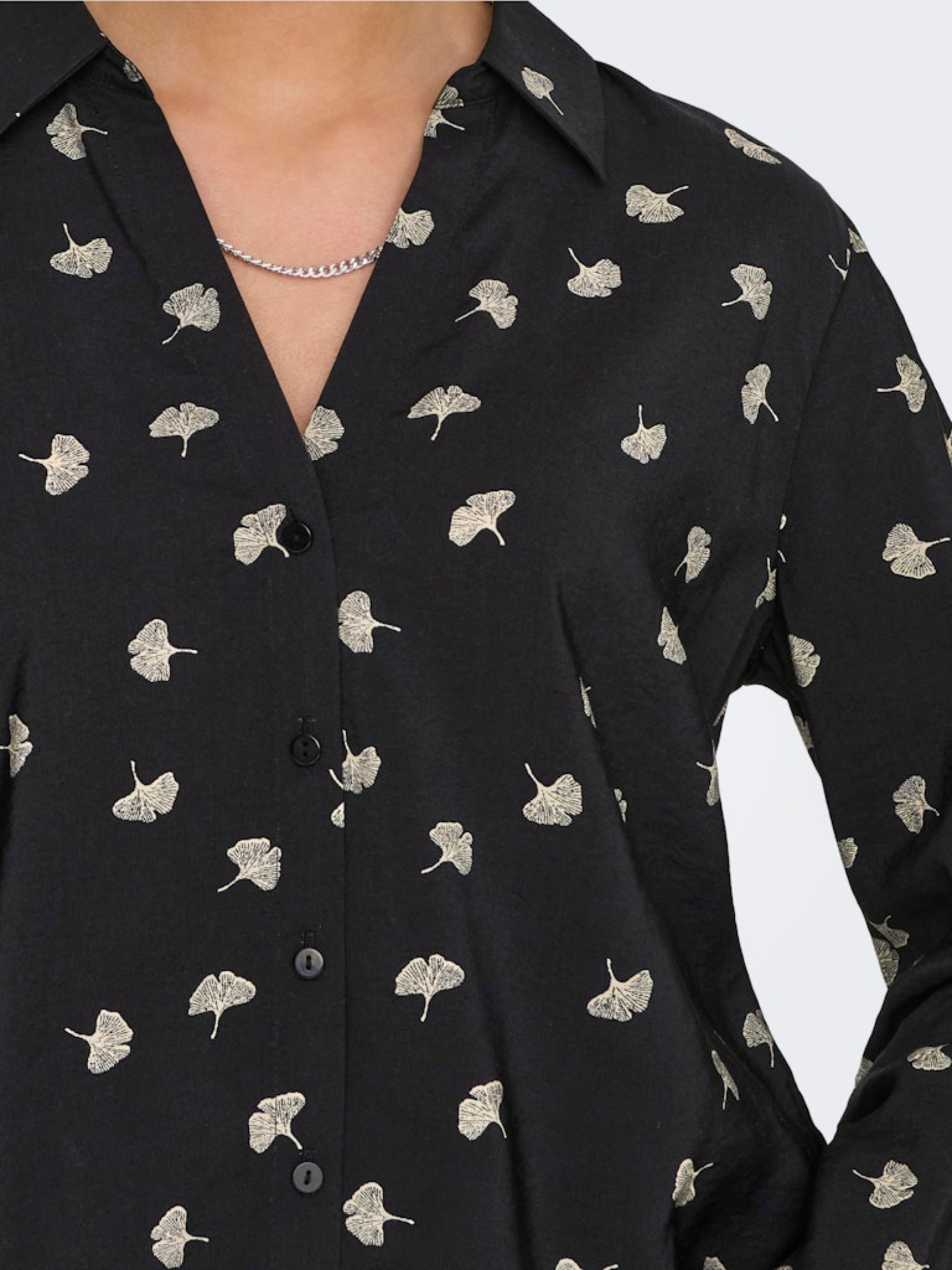 JDYCAMILLE L/S LOOSE V-NECK SHIRT