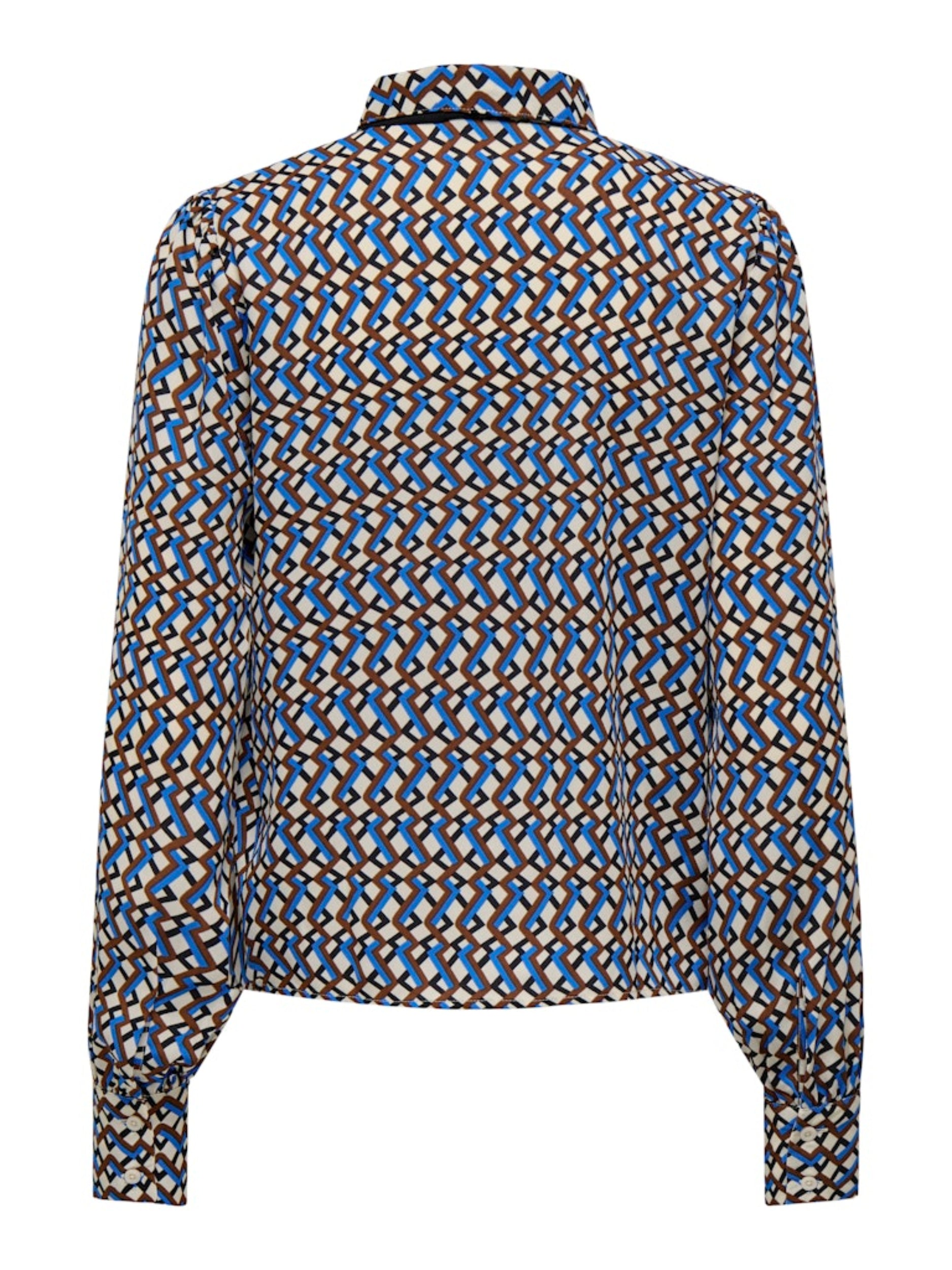 JDYBASE LIFE BOEY LIFE L/S BOW SHIRT