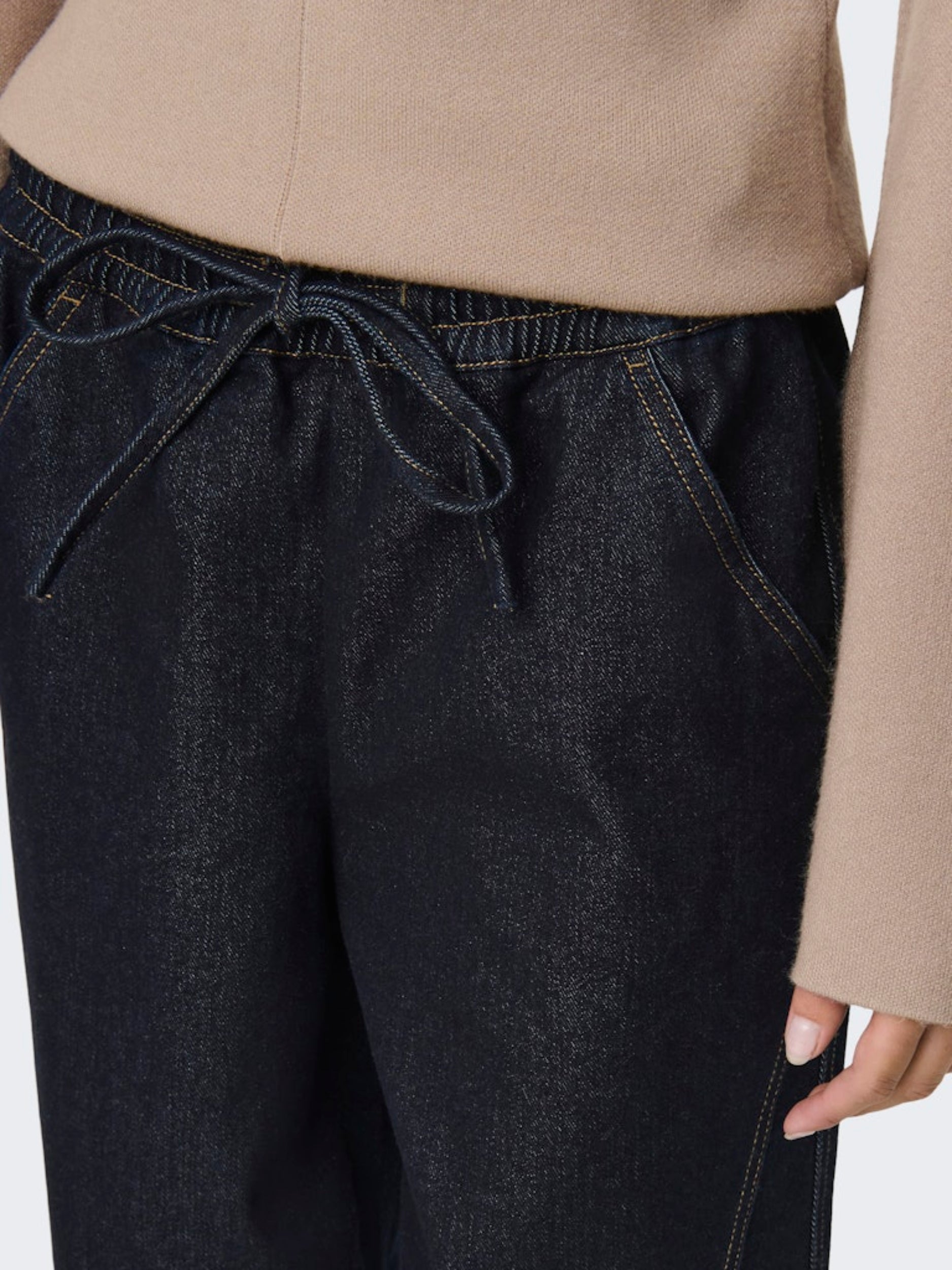 JDYRICKY MIDWAIST WIDE JEANS DNM