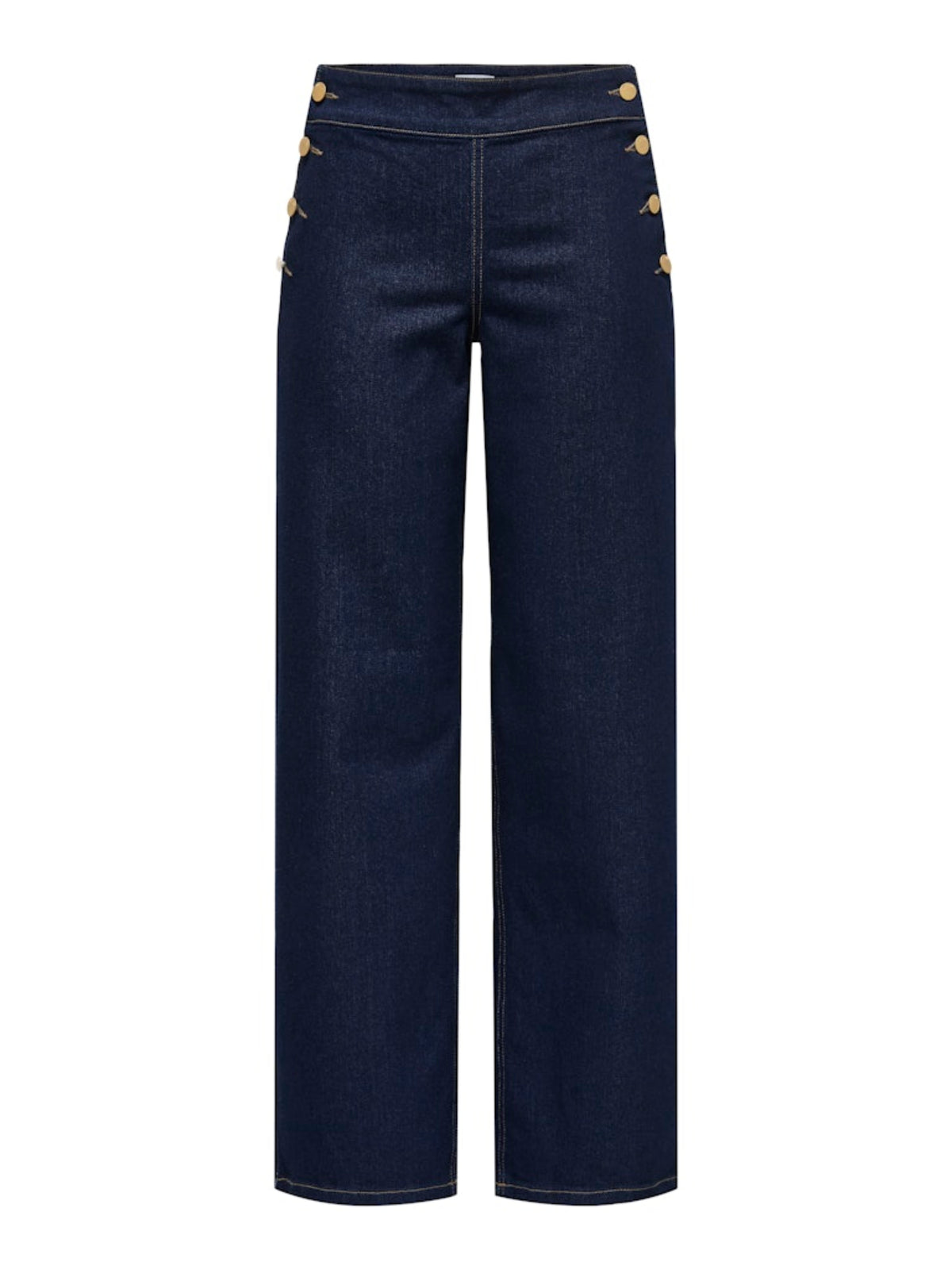 JDYLIZZIE MIDWAIST BUTTON WIDE JEANS
