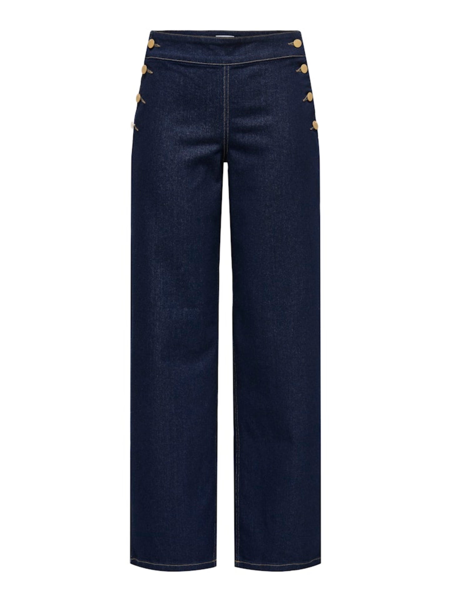 JDYLIZZIE MIDWAIST BUTTON WIDE JEANS