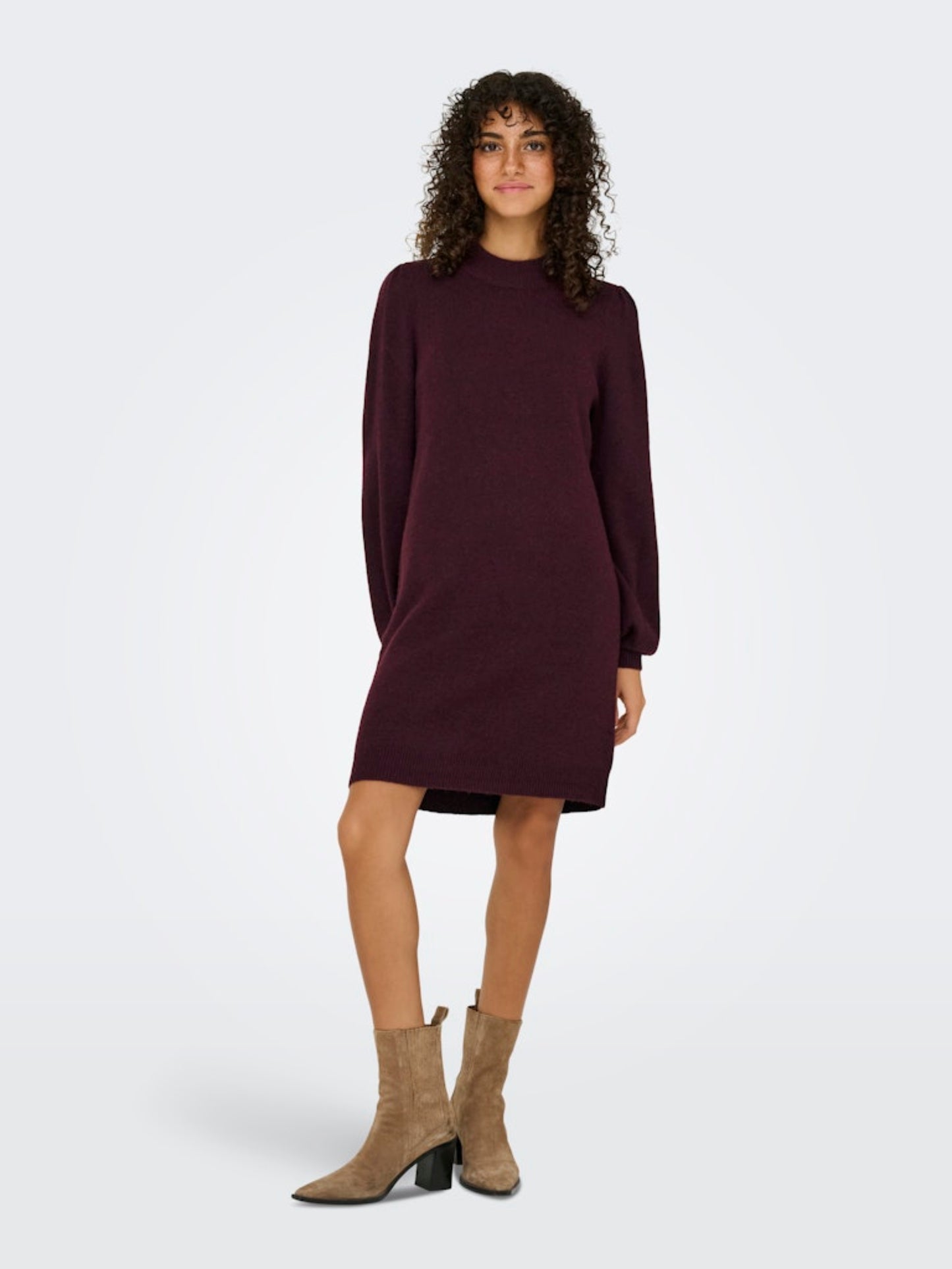 JDYRUE LIFE L/S HIGH NECK DRESS