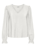 JDYCAMILLE L/S LACE V-NECK TOP