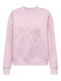 JDYCANOA L/S EMB SWEAT