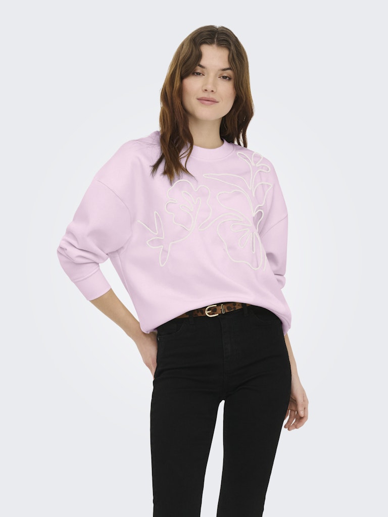 JDYCANOA L/S EMB SWEAT