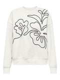 JDYCANOA L/S EMB SWEAT