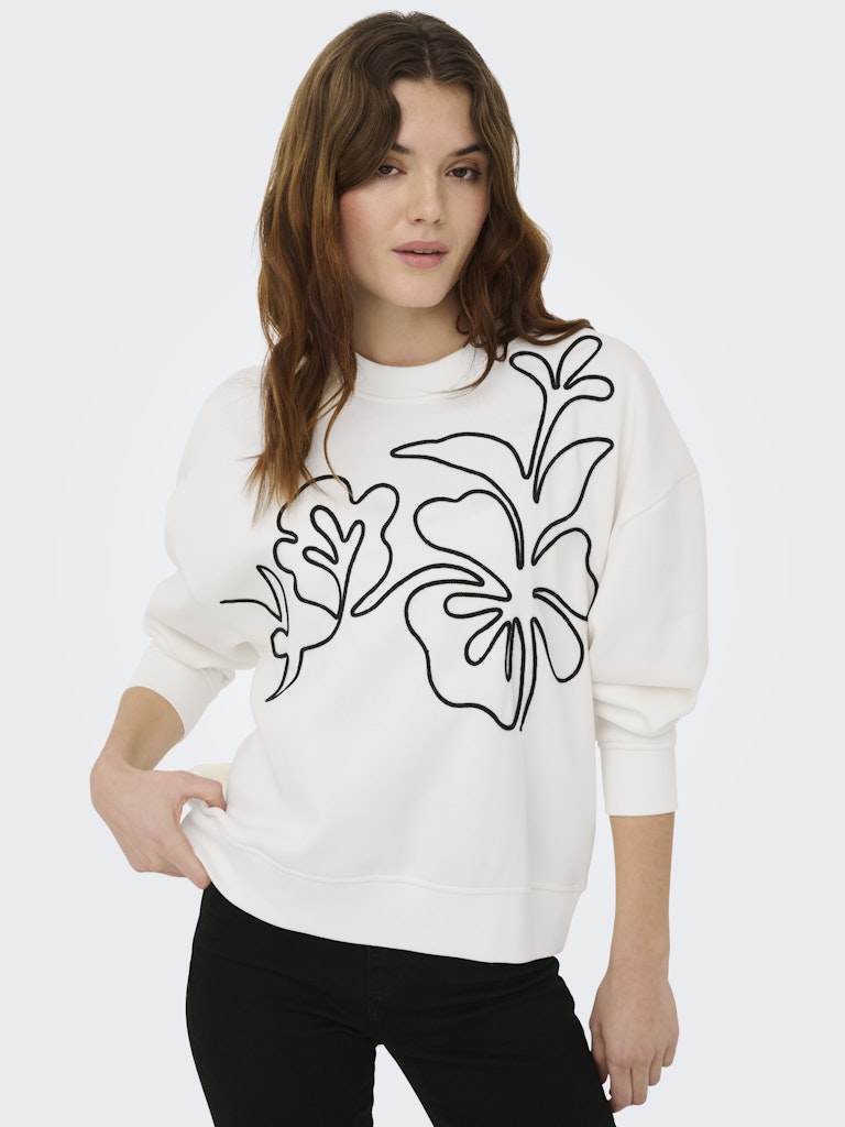 JDYCANOA L/S EMB SWEAT