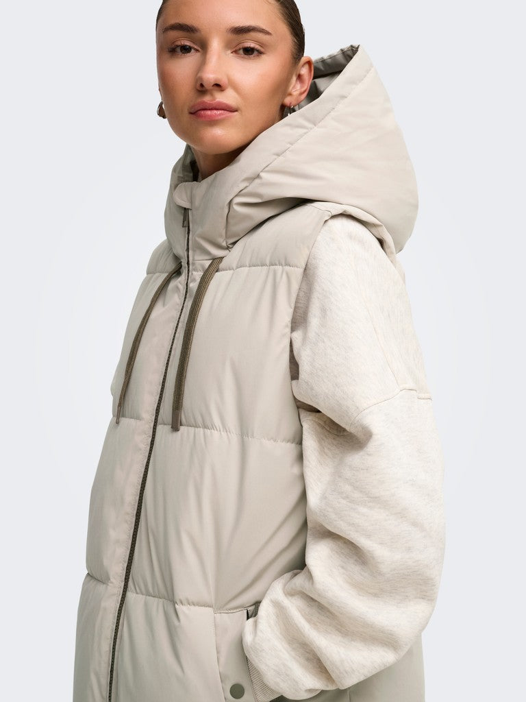 JDYBLAIR LONG HOOD WAISTCOAT