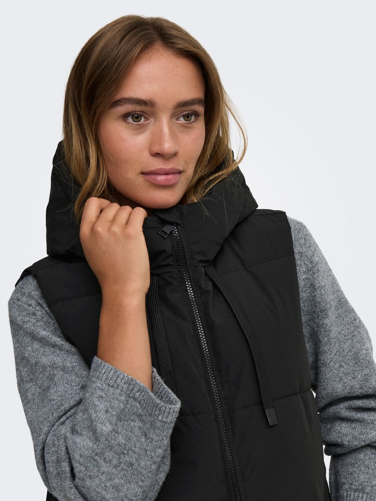 JDYBLAIR LONG HOOD WAISTCOAT