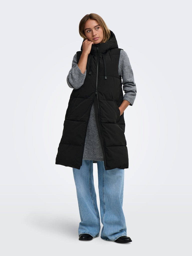 JDYBLAIR LONG HOOD WAISTCOAT