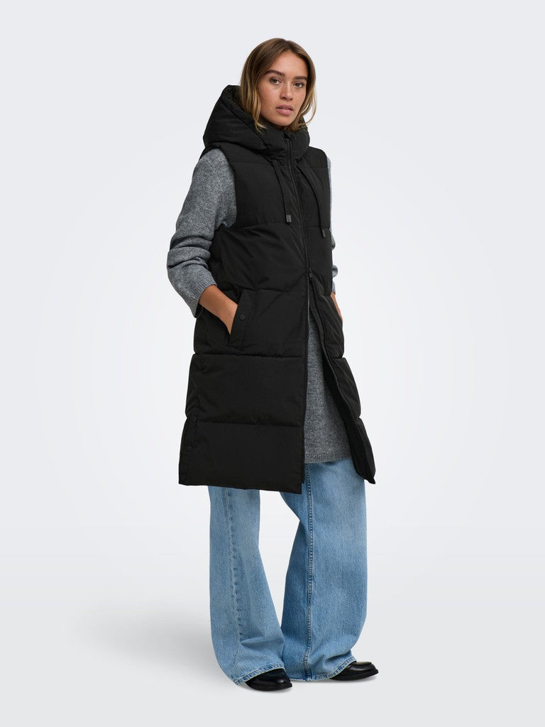 JDYBLAIR LONG HOOD WAISTCOAT