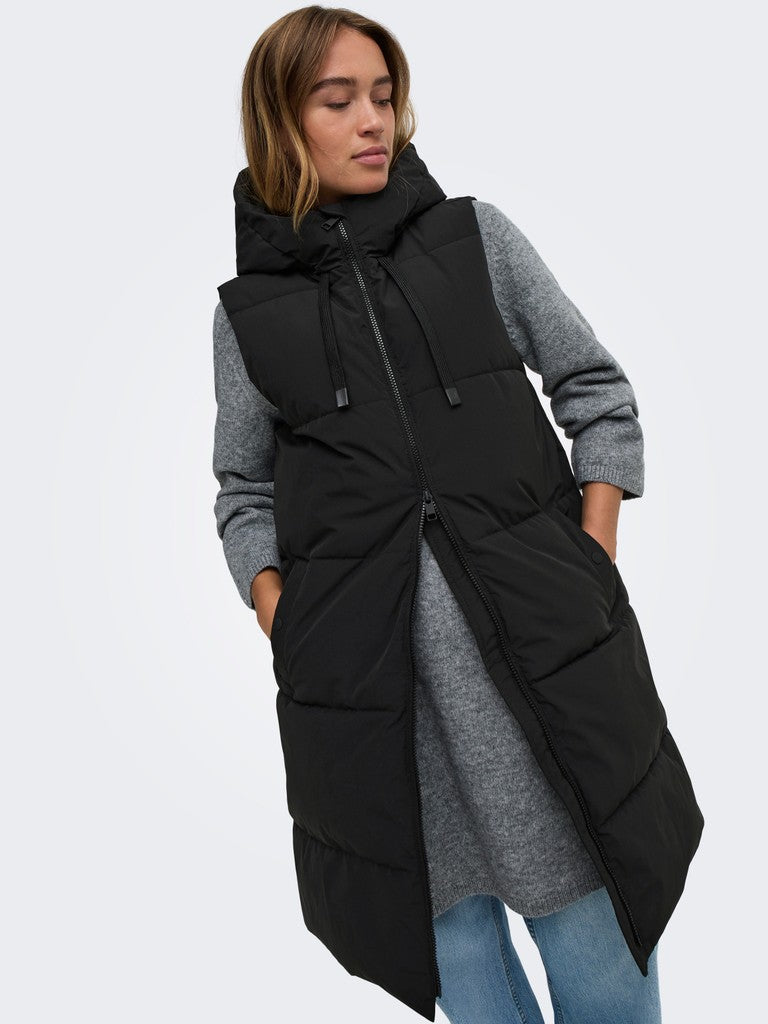 JDYBLAIR LONG HOOD WAISTCOAT